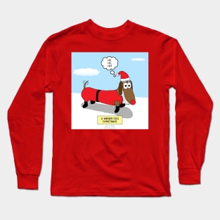 A Wiener Dog Christmas Long Sleeve T-Shirt